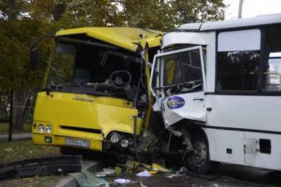 В Анапе столкнулись два автобуса, пострадали девять человек