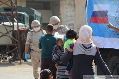 Россия направила в сирийский Дамаск гуманитарную помощь для тысячи семей