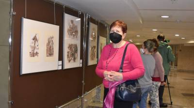 Оригиналы рукописей и авторские рисунки Короткевича представлены на выставке в НББ