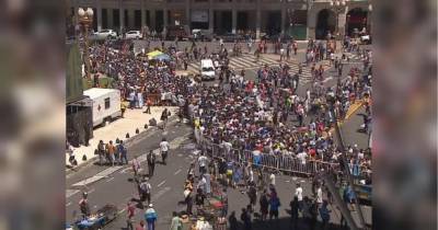 Прощание с Марадоной: в Буэнос-Айресе массовые беспорядки, полиция отстреливается