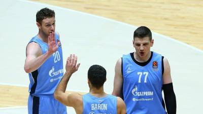 «Зенит» одержал третью победу подряд в баскетбольной Евролиге