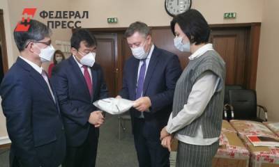 Корея передала гуманитарную помощь для иркутских медиков