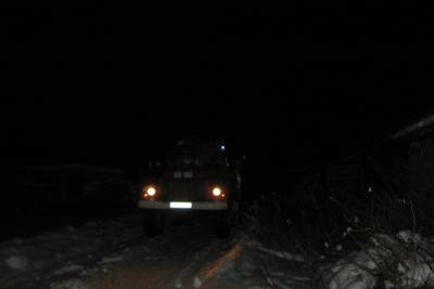 Ночью в Ивановской области сгорел скотный двор и 10 голов живности