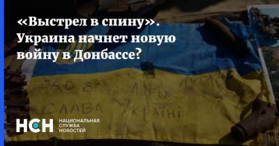 «Выстрел в спину». Украина начнет новую войну в Донбассе?