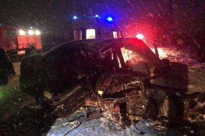 На выезде из Орска произошла авария с пятью пострадавшими