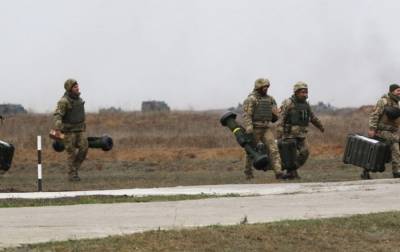 В Украине состоялись учения с использованием противотанковой ракеты Javelin