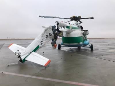 Вертолет из Ростова попал в аварию в аэропорту Волгограда