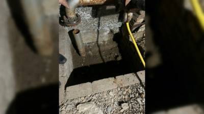 В подвале дома в Красноярске нашли залитые бетоном останки человека