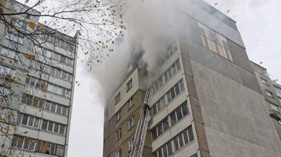 Пожар на ул.Голубева в Минске: эвакуированы 20 человек