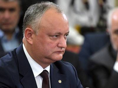 Проигравший на выборах Додон заявил о неизбежных перевыборах парламента Молдавии