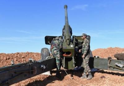 Сирийская армия наносит массированные артудары по террористам в Идлибе