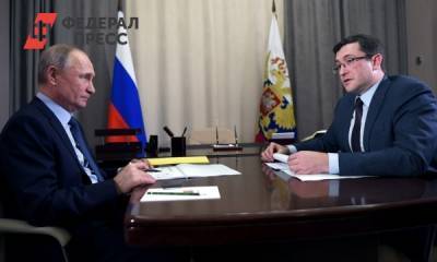 Глеб Никитин доложил Владимиру Путину о состоянии здравоохранения