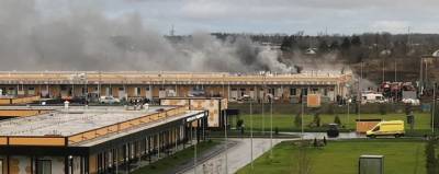 В Пскове загорелся детский корпус новой инфекционной больницы