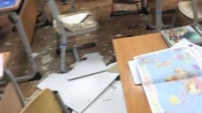 Архангельская школа переходит на удаленку после обрушения штукатурки