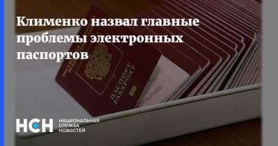 Клименко назвал главные проблемы электронных паспортов