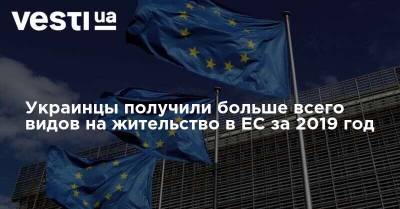 Украинцы получили больше всего видов на жительство в ЕС за 2019 год