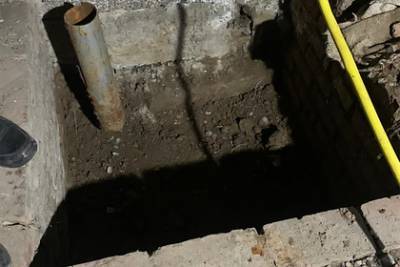 Замурованное в бетон тело нашли в доме в российском городе