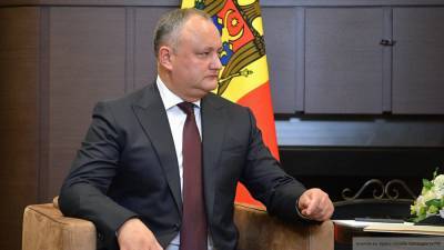 Додон заявил, что Санду стоит взять ответственность за ситуацию в Молдавии