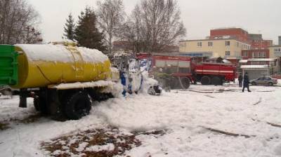 В Пензе очевидец рассказал о горевшем грузовике в Арбекове