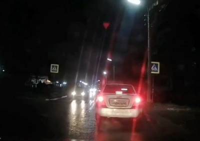 Наезд на пешехода на улице Зубковой попал на видео