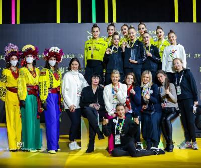 Сборная Украины завоевала золото и бронзу на ЧЕ по художественной гимнастике