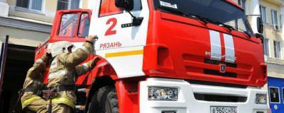 На пожаре в центре Рязани пострадали двое мужчин