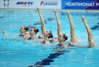 Команда Ленобласти по синхронному плаванию стала четвертой на чемпионате России