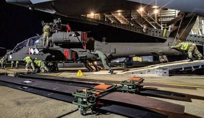 Британия получила первые ударные вертолёты AH-64E Apache Guardian