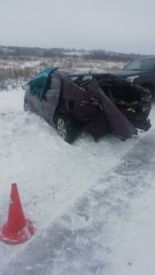 Жуткое ДТП в Вологодском районе: автомобили не смогли разъехаться на трассе
