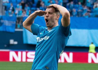 Дзюба станет капитаном "Зенита" в матче российской премьер-лиги против тульского "Арсенала"