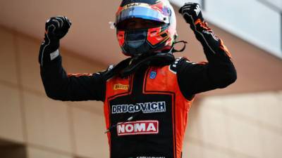 Другович победил в первой гонке «Формулы-2» в Бахрейне, Мазепин — пятый