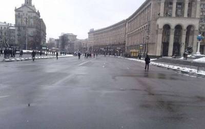 В центре Киева ограничили движение