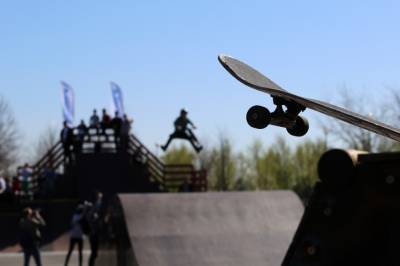 Скейт-парк и памп-трек появились под Коломяжским путепроводом