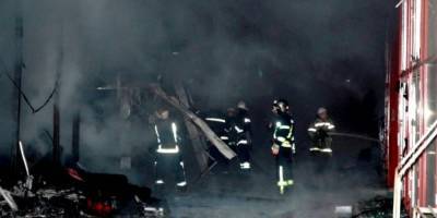 Пожар на рынке в Харькове: полиция подозревает, что это был поджог