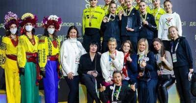 Чемпионат Европы по художественной гимнастике: в активе сборной Украины "золото" и "бронза"