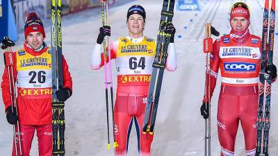 Лыжники из России заняли призовые места на Кубке мира в Финляндии
