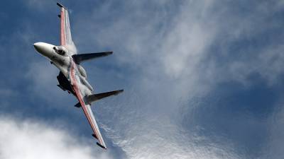 Российский Су-27 поднимался на перехват самолета США над Черным морем