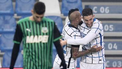 «Интер» нанёс «Сассуоло» первое поражение в сезоне Серии А