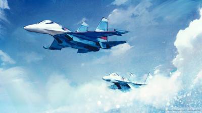 Су-27 сопроводил самолет-разведчик ВВС США над Черным морем