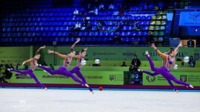 Украина завоевала золото и серебро ЧЕ по художественной гимнастике в Киеве