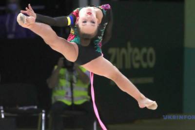 Украина завоевала "золото" и "серебро" на Чемпионате Европы по художественной гимнастике в Киеве