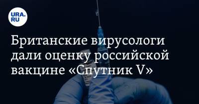 Британские вирусологи дали оценку российской вакцине «Спутник V»
