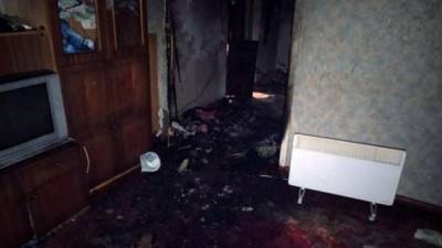 Во время пожара в пятиэтажке в Марганце погибли двое детей