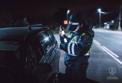 Фото: как в Ломоносовском районе ночью прошел рейд «Нетрезвый водитель»