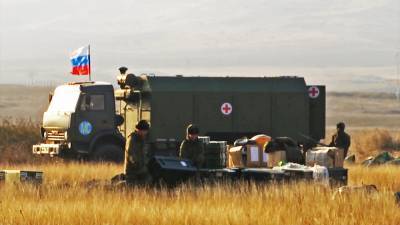 Российские военные разворачивают в Карабахе полевой госпиталь