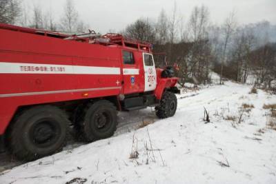 Подробности пожара в Болохово: обожжен 48-летний мужчина