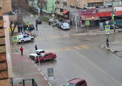 Появились подробности ДТП с полицейским автомобилем в центре Рязани