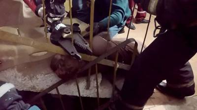 Гомельчанка застряла головой между перилами и лестницей: понадобилась помощь спасателей