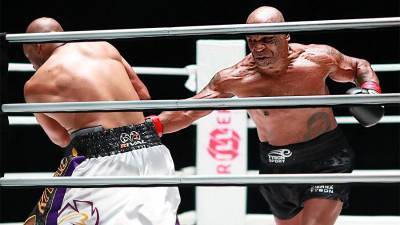 Боксер Лебедев назвал Тайсона победителем боя с Джонсом
