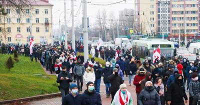 Задержания начались на акции протеста в Минске